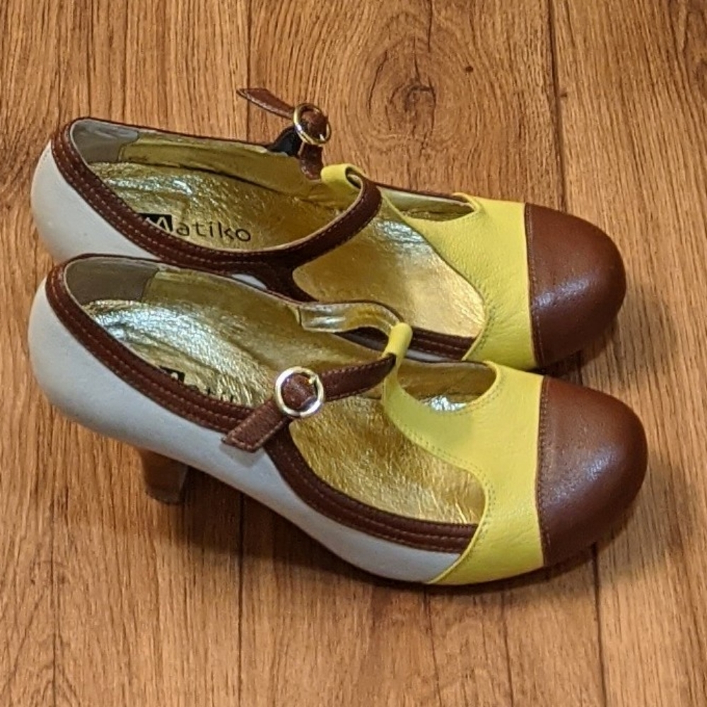 Anthropologie Matiko Leather Maryjane Shoes - Picture 7 of 7